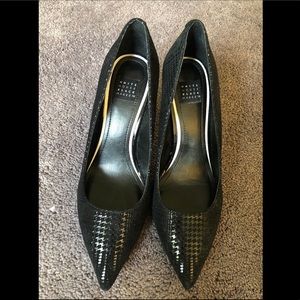 White House Black Market Olivia Houndstooth Heels